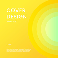 Yellow and Green Gradient Background Modern Design Ideal for Post, Background, Banner, Ad, Promo, Invitation, Etc