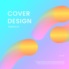 Orange Blue and Pink Gradient Background Modern Design Ideal for Post, Background, Banner, Ad, Promo, Invitation, Etc