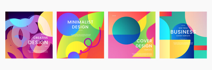 Colorful Gradient Background Modern Design Ideal for Post, Background, Banner, Ad, Promo, Invitation, Etc