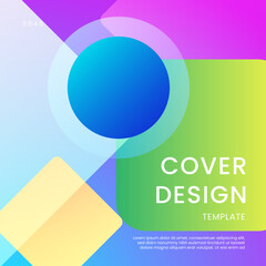 Green Blue and Purple Violet Abstract Modern Background Ideal for Post, Background, Banner, Ad, Promo, Invitation, Etc