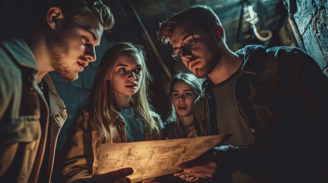 A new escape room opened downtown, inviting groups to solve puzzles and complete the game before time ran out