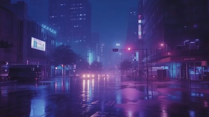 Fototapeta premium 夜と街灯