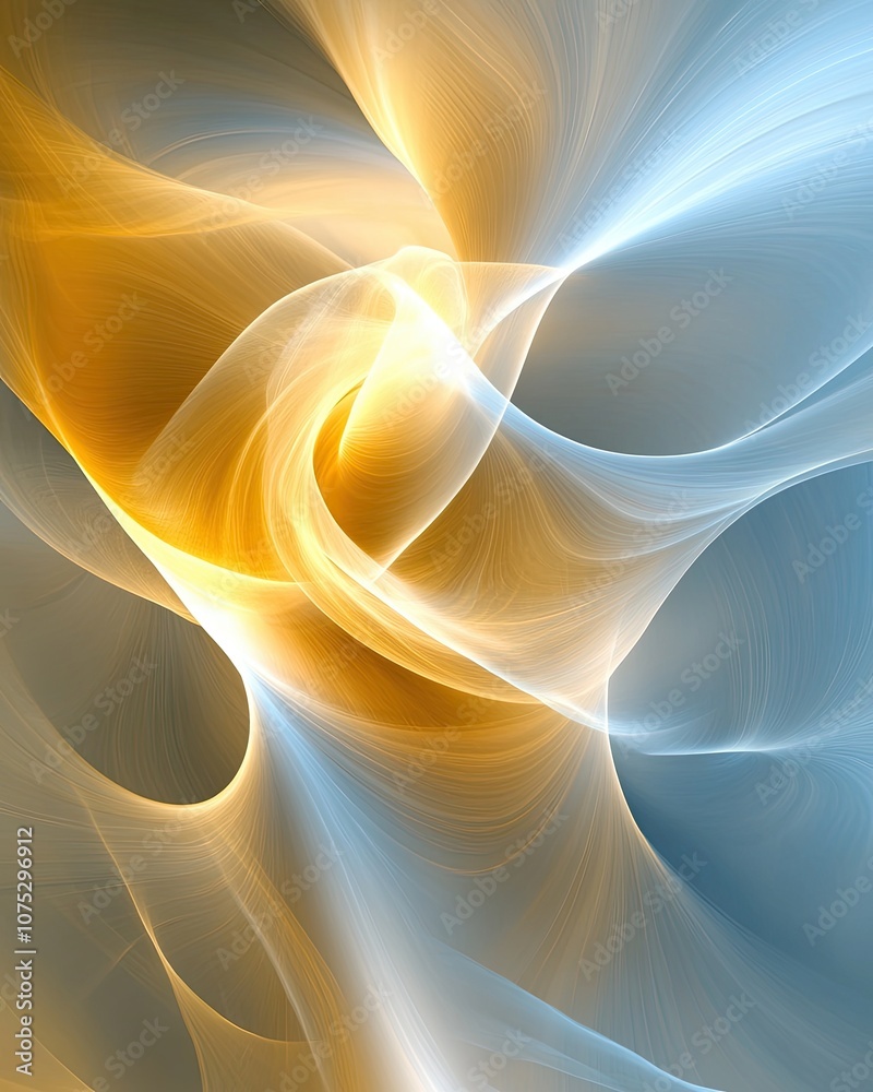 Aufkleber Swirling Lines of a Chaotic Attractor Illustrating Sensitivity in a Dynamic System