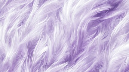 A soft, textured background featuring delicate white feathers on a lavender backdrop, creating a serene and elegant mood.