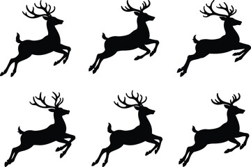 Deer Silhouette Vector 