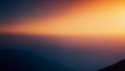 sunrise in the mountains