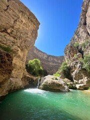 River in the canyon in Turkmenistan	
