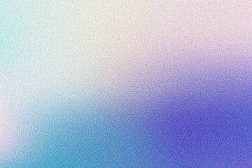 Abstract grainy textured gradient background with soft pastel blue and purple tones