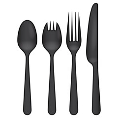 Silverware cutlery set