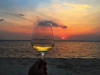 glass of wine