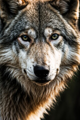 Obraz premium wolf in the snow