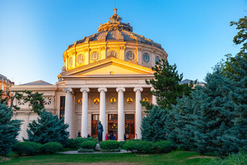 Romanian Atheneum in Bucharest, Romania