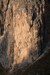 batutiful autumn nature in dolomites mountains