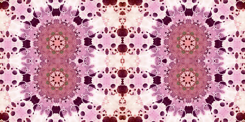 Seamless kaleidoscope pattern. The texture of the woven pattern. Endless pattern