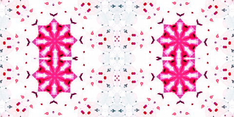 Seamless kaleidoscope pattern. The texture of the woven pattern. Endless pattern