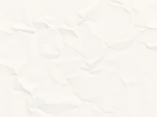 Obraz premium Top view of crumpled white paper texture