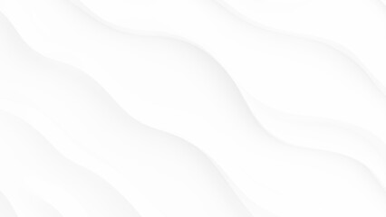 white wave curve lines banner background design. White wave modern abstract background. Luxury horizontal white background for business banner, poster, backdrop, voucher, invite. Vector illustration