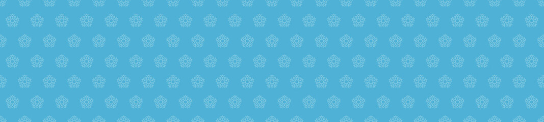 Winter seamless pattern with snowflakes