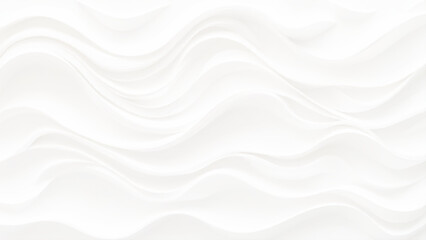 white wave curve lines banner background design. White wave modern abstract background. Luxury horizontal white background for business banner, poster, backdrop, voucher, invite. Vector illustration