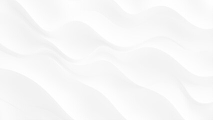 white wave curve lines banner background design. White wave modern abstract background. Luxury horizontal white background for business banner, poster, backdrop, voucher, invite. Vector illustration