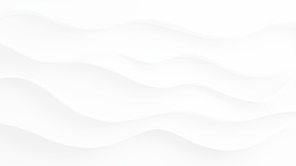 white wave curve lines banner background design. White wave modern abstract background. Luxury horizontal white background for business banner, poster, backdrop, voucher, invite. Vector illustration