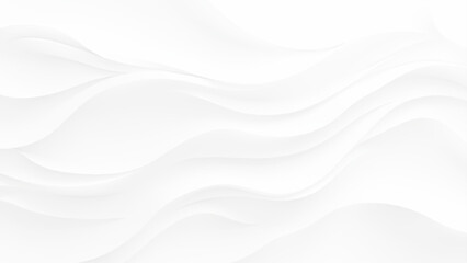 white wave curve lines banner background design. White wave modern abstract background. Luxury horizontal white background for business banner, poster, backdrop, voucher, invite. Vector illustration