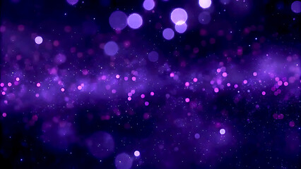 Purple powder paint explosion against a black background
