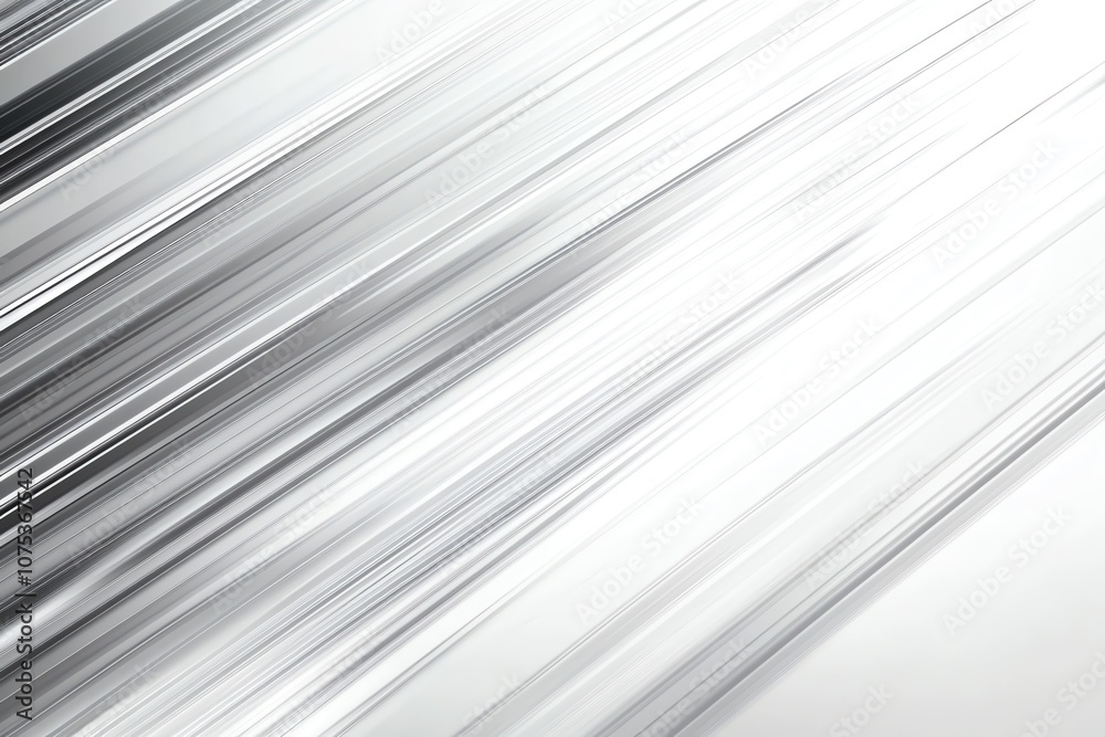 Poster Abstract background with diagonal gray lines on a white background.