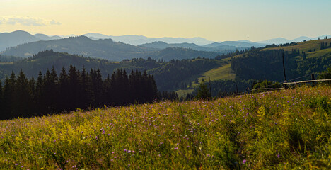 Mountains in spring