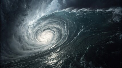 Dark mysterious background with swirling vortex of grays and blacks, galaxy, shadows, mystique