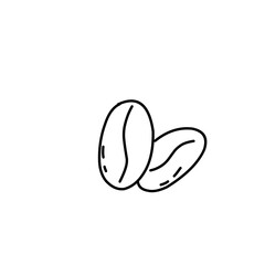 Nut and Seeds Outline Vector 
