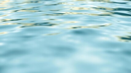 Soft focus abstract water background with gentle ripples, blue, tranquility