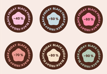 Black Friday sale tags