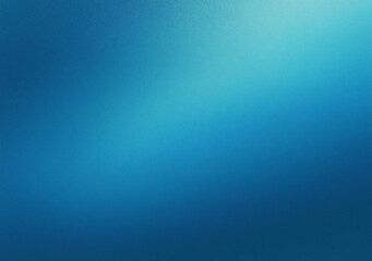 Obraz premium Blurred grainy gradient blue background noise texture effect smooth backdrop header landing page design, copy space