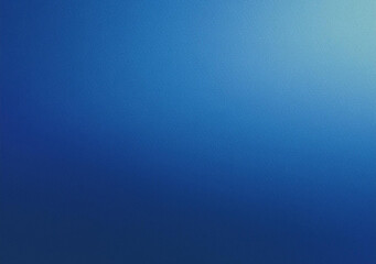 Blurred grainy gradient blue background noise texture effect smooth backdrop header landing page design, copy space