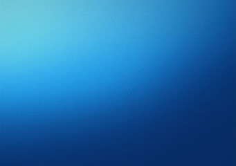 Blurred grainy gradient blue background noise texture effect smooth backdrop header landing page design, copy space