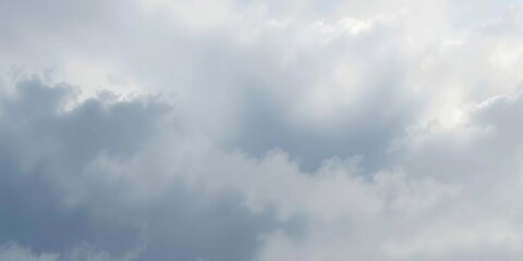 Obraz premium Light grey dark blue swirling clouds with wispy fog, light blue hues, foggy atmosphere, soft focus