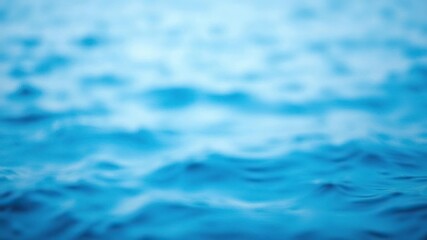 Fototapeta premium Soft focus ocean scene with light blue tones, watercolor painting, soft focus