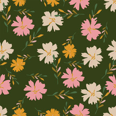 Obraz premium abstract flower patterns in various patterns, motifs, for textures, backgrounds and other digital needs