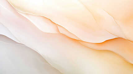 Beige-gelber Farbverlauf mit Wellenformen und feiner Struktur, wie gemalter Mamor – Subtiler Hintergrund im Bannerformat in warmen Farben