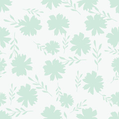 flower pattern beautiful floral illustration all over repeat high quality Design for digital printing vector design