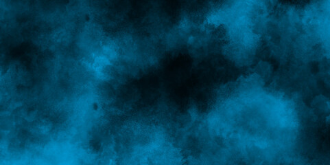 abstract grainy dark blue grunge texture with smoky effect, blue dark black with dark blue blurred texture with stains, Dark Blue Watercolor Background for any creative design and template.