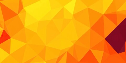 Fototapeta premium Vibrant orange-yellow polygonal background with intersecting shapes creating a dynamic visual effect, vibrant, colorful, yellow