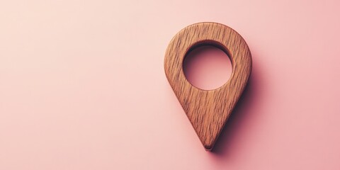 GPS pointer icon against a simple background, representing location targeting