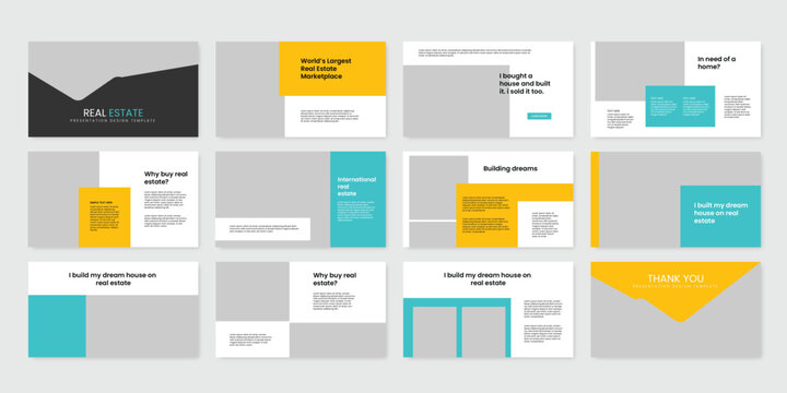 Modern Real Estate Presentation Template, PowerPoint Template