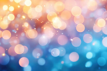 Obraz premium beautiful abstract background with colorful bokeh lights creating dreamy atmosphere. Perfect for festive or celebratory themes