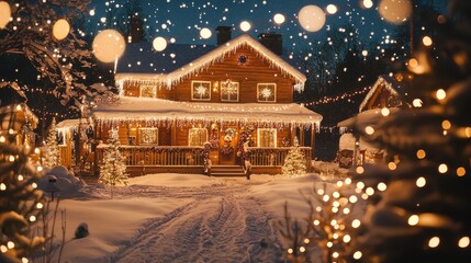 Fototapeta premium Santas Cozy Home