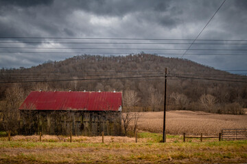 Dilapidated Old Barn in West Virginia