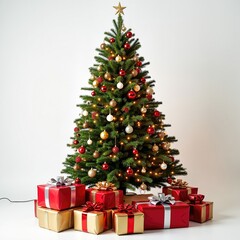 Christmas tree and gifts