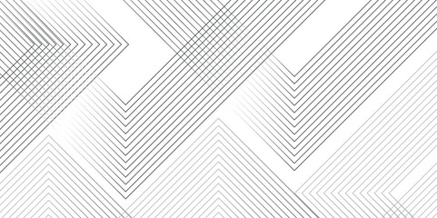 Vector tech geometric thin diagonal striped line pattern gradient minimal transparent background. White geometric pattern transparent background. minimal surface curve wave creative line texture.